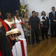 A priest conducts a collective marriage ceremony of LGBT couples (Getty Images)